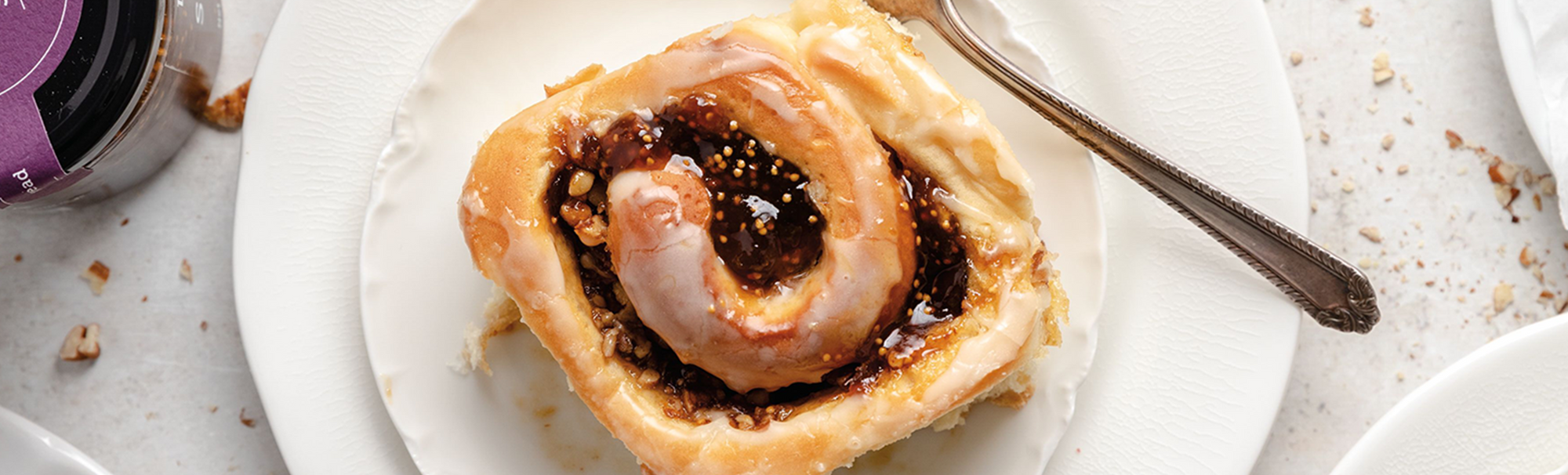 Fig and Pecan Sticky Buns