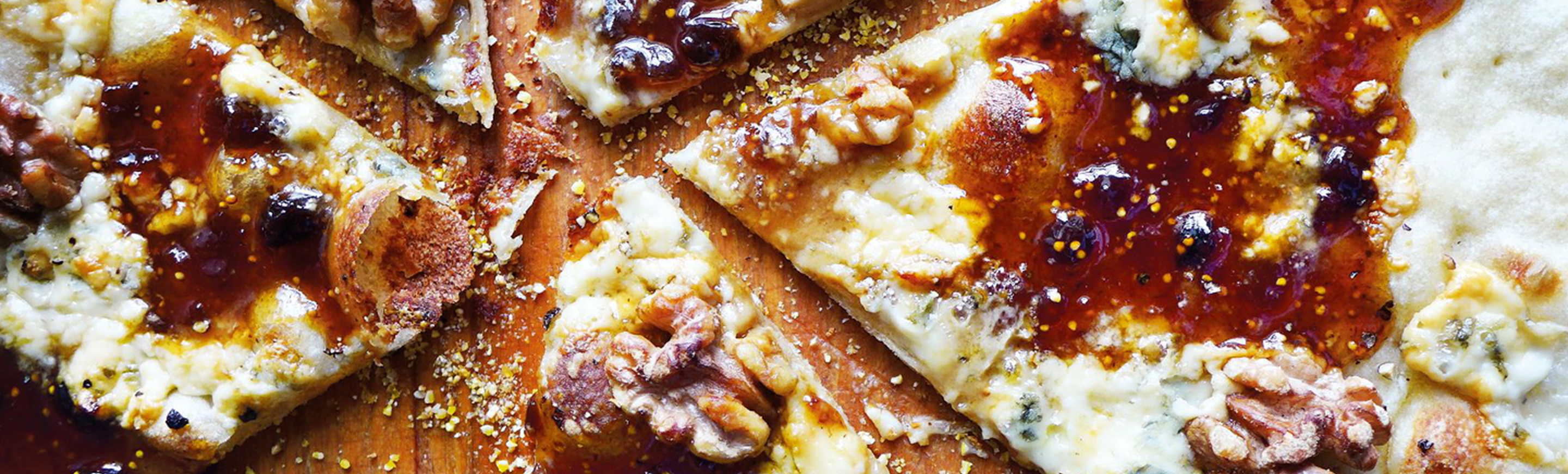 Gorgonzola, Fig Spread & Walnut Pizza