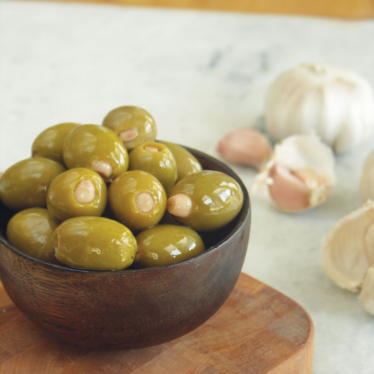 Garlic Stuffed Olives