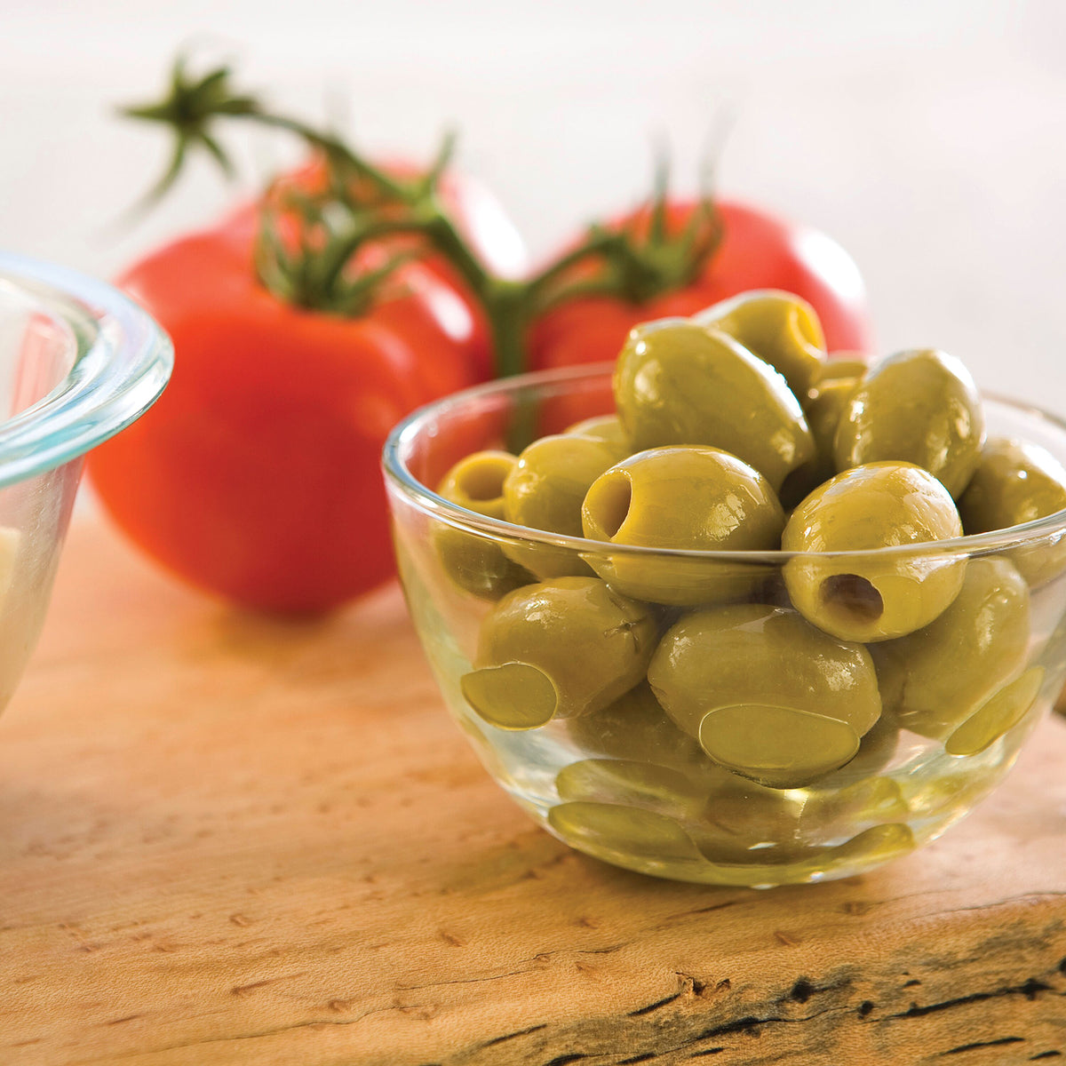 Pitted Italian Green Olives (Portion Packs)