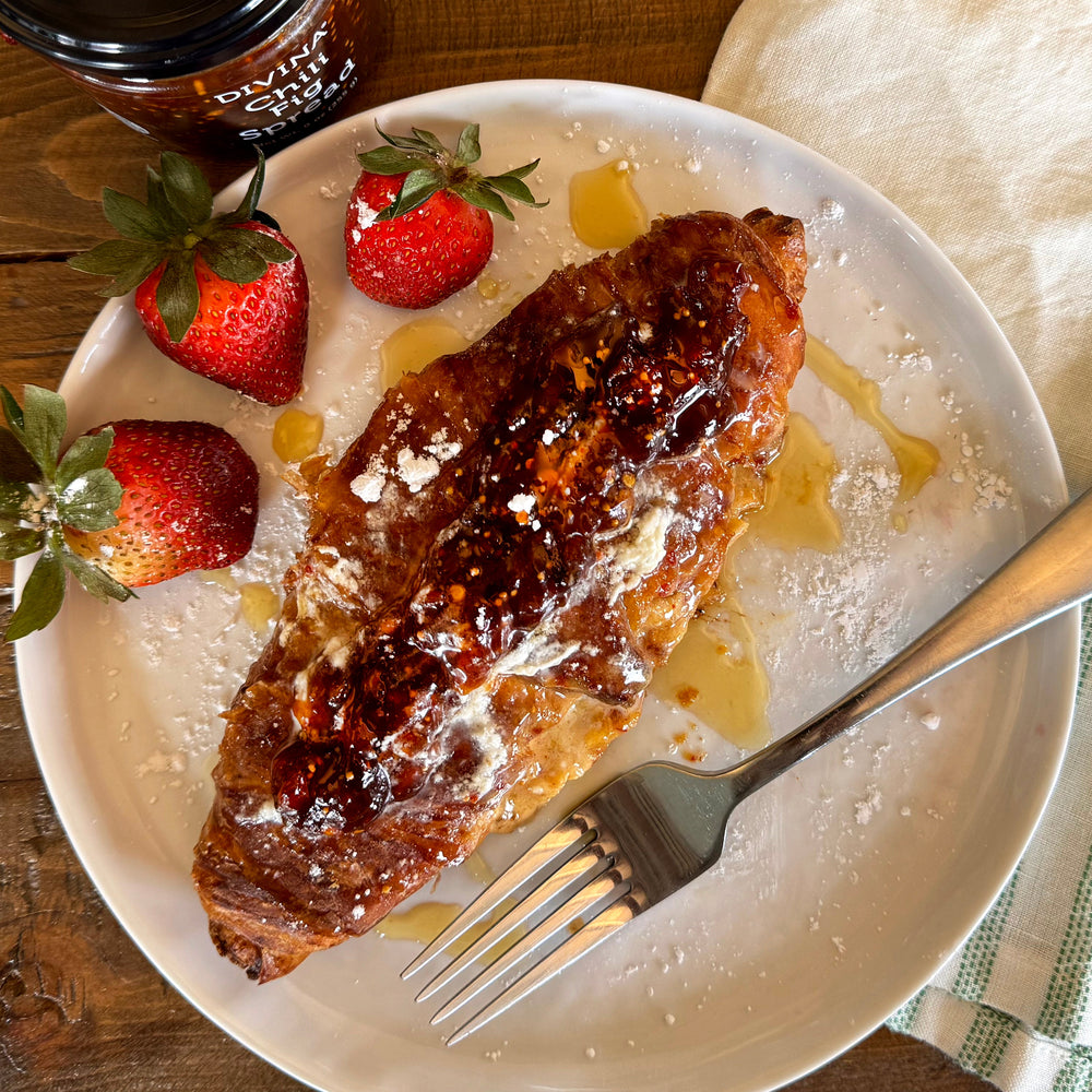 Chili Fig Stuffed Croissant