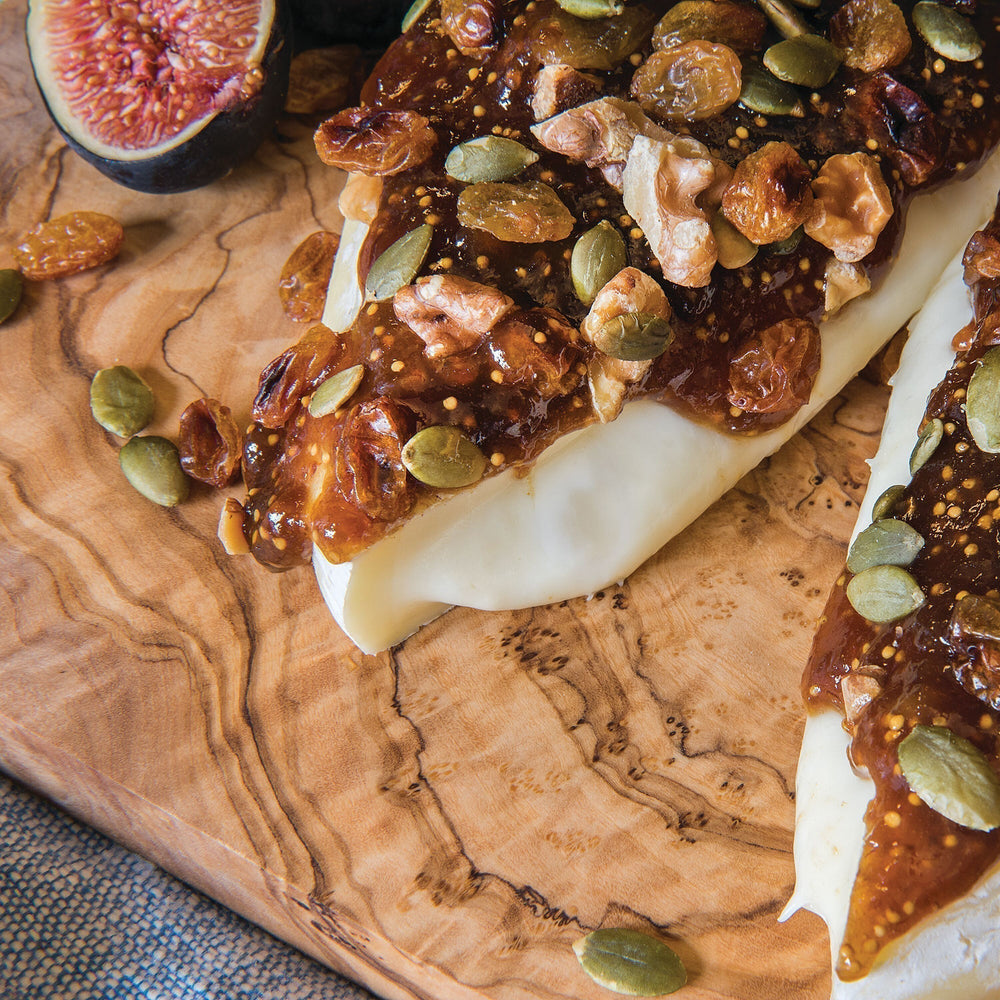 Baked Brie with Fig Spread