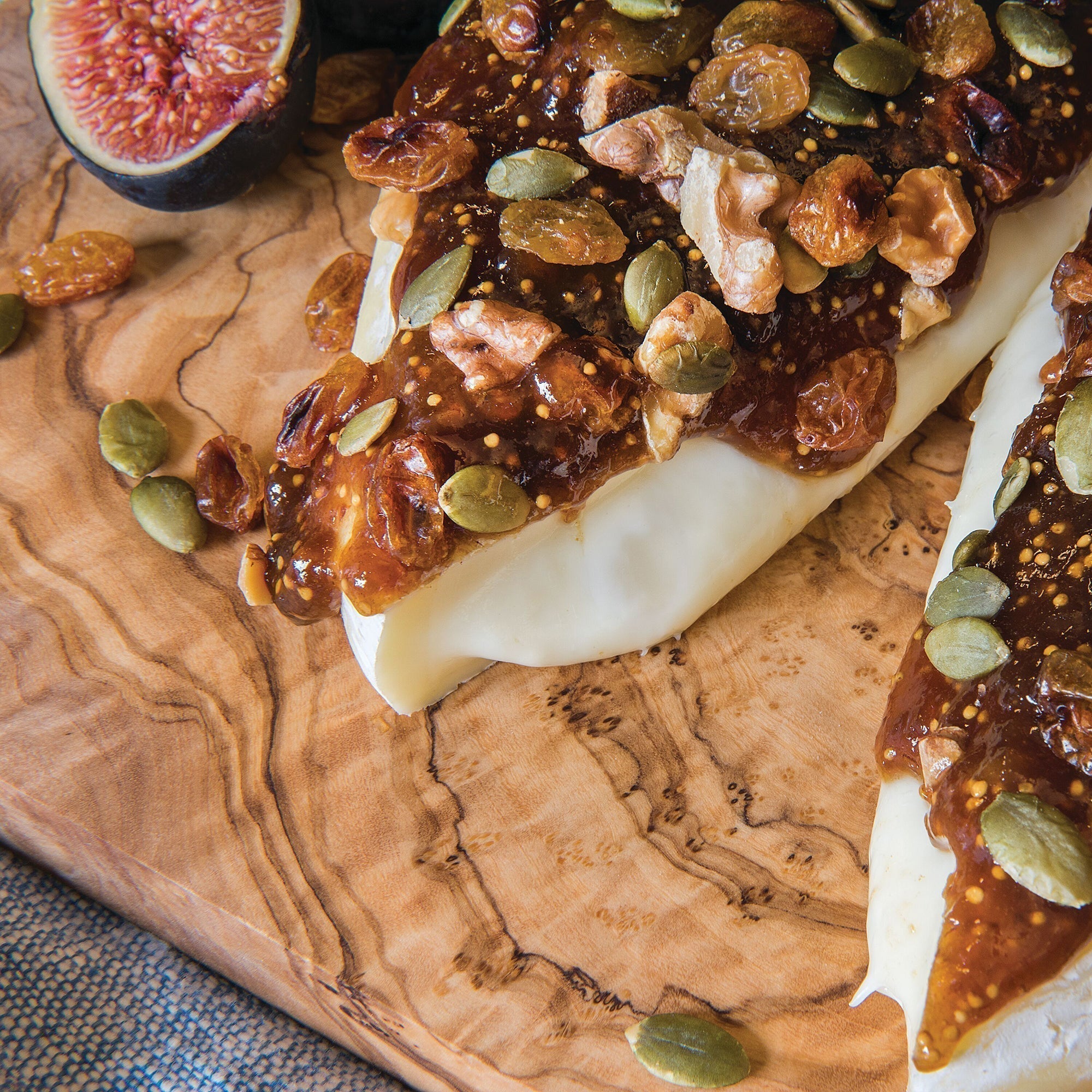 Baked Brie with Fig Spread