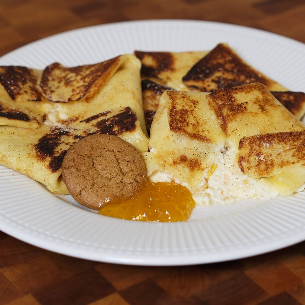 Apricot Spread Crepe Wrap Supreme
