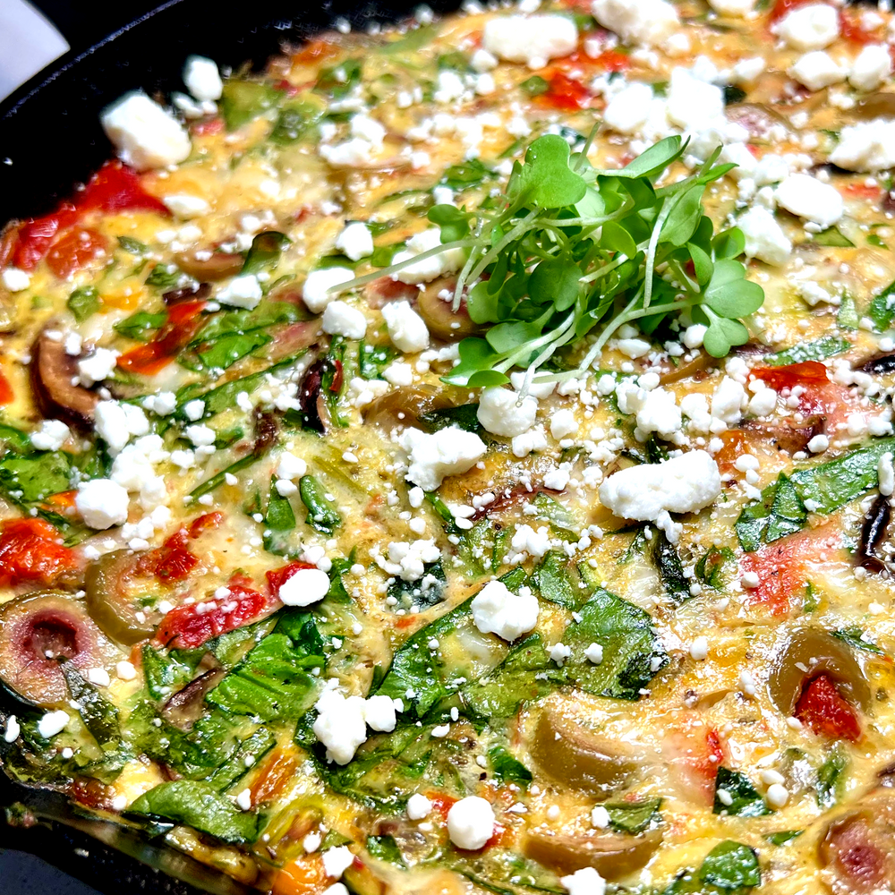 Greek Veggie Frittata