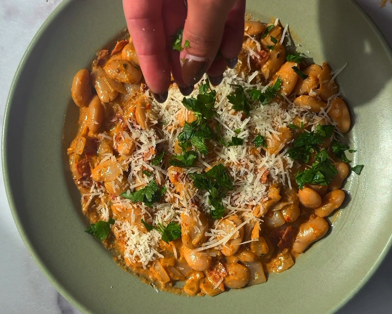 One-Pot Creamy Sundried Tomato Beans