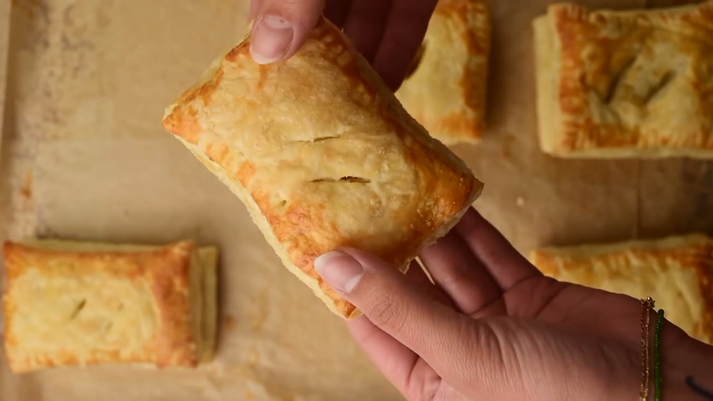 Cheese, Olive, Chicken, Bacon & Ham Pastry