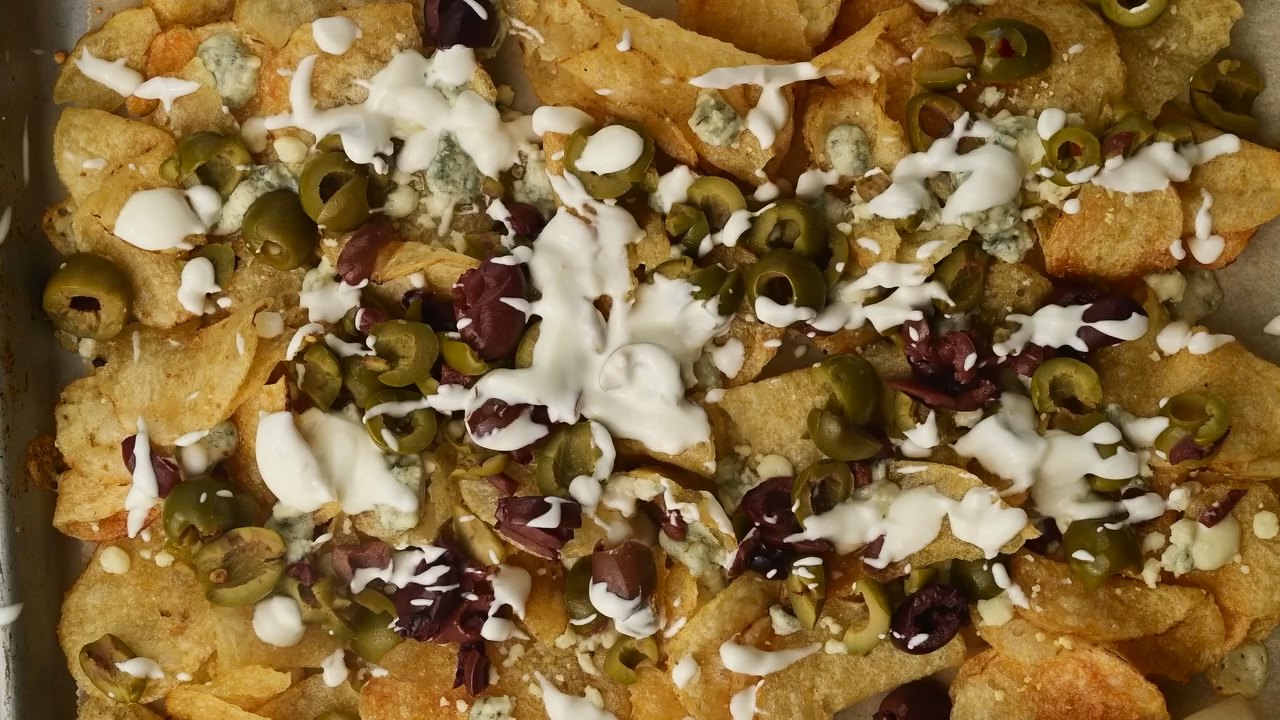 Dirty Martini Nachos