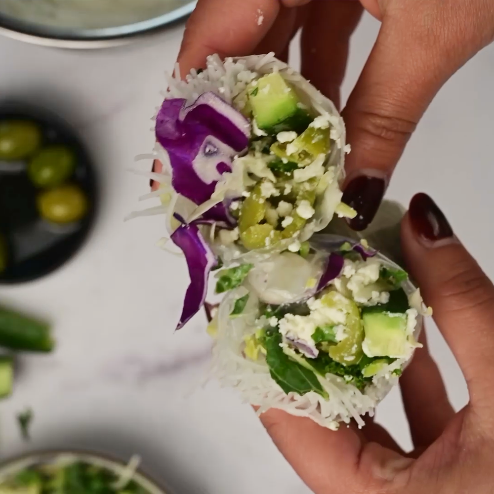 Mediterranean Spring Rolls