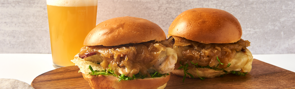Grilled Chicken Sandwich with Caramelized Onion Jam