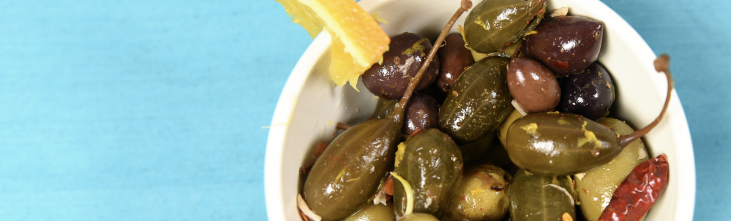 Marinated Olives & Caperberries