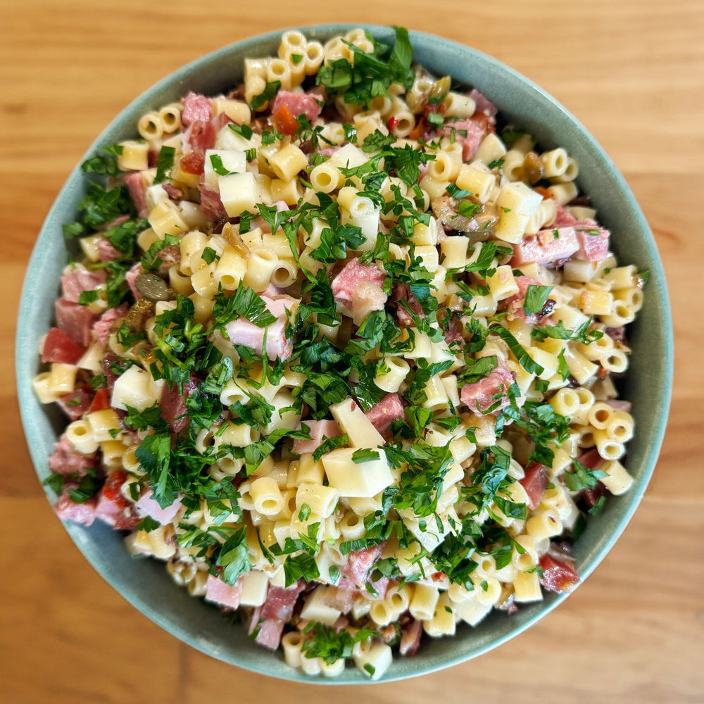 Muffuletta Pasta Salad