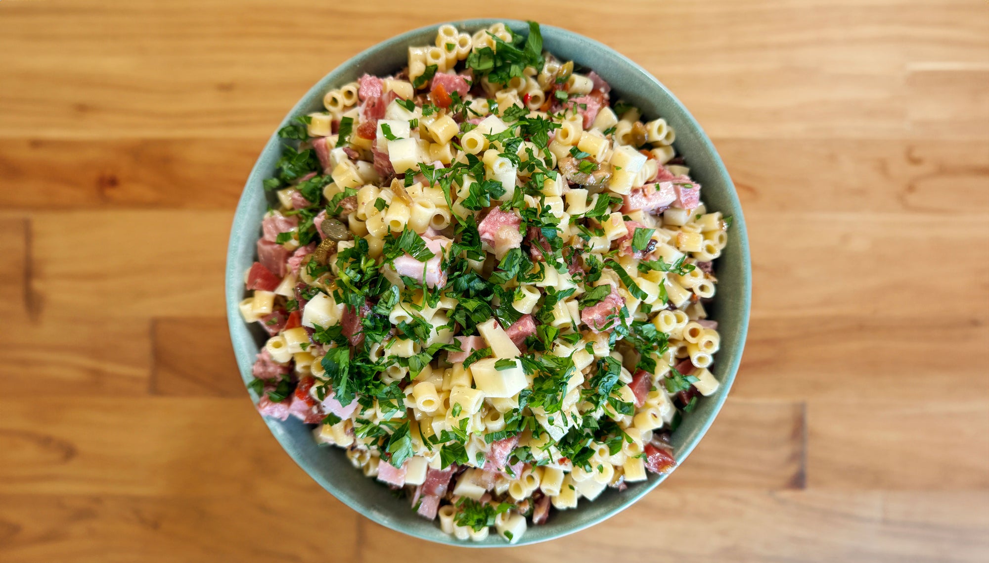 Muffuletta Pasta Salad