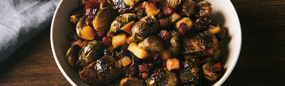 Rotisserie Chicken with Sautéed Brussels Sprouts