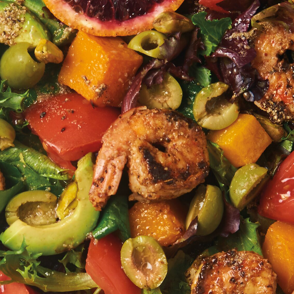 Shrimp and Blood Orange Salad