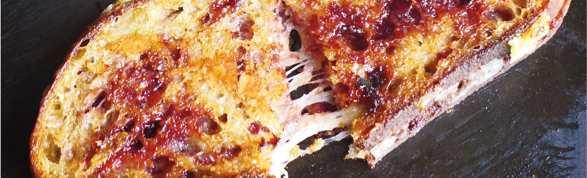 Sour Cherry Spread Grilled Cheese