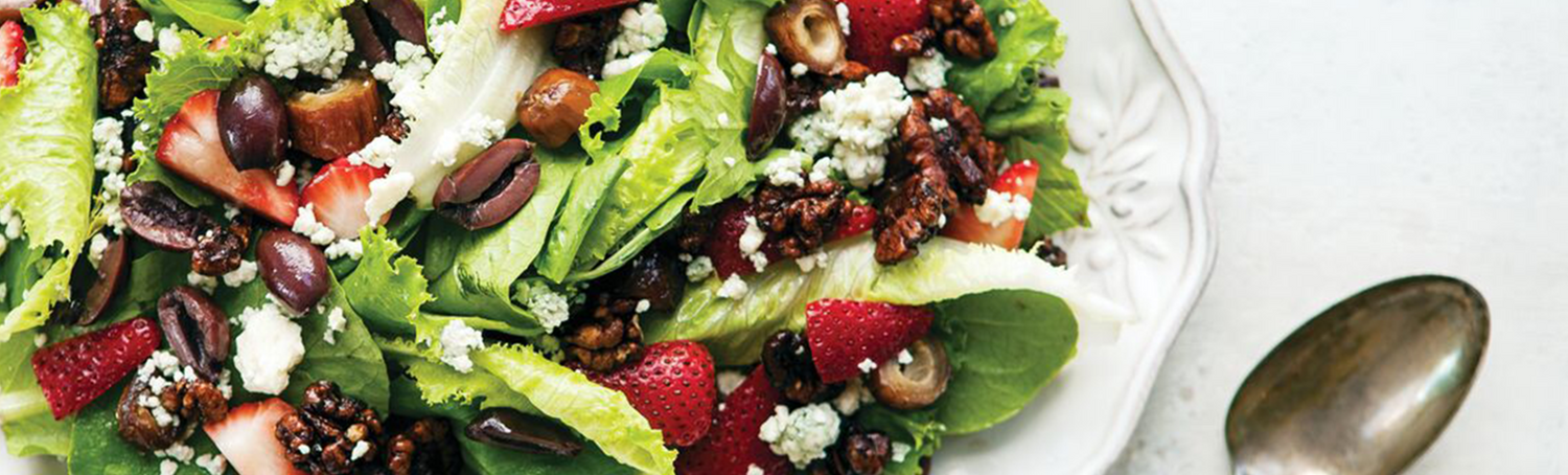 Strawberry & Kalamata Olive Salad