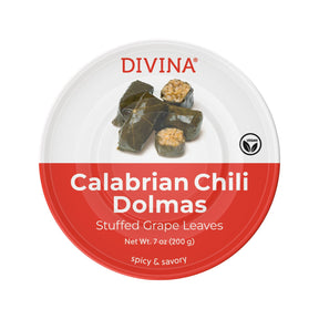 Calabrian Chili Dolmas, Stuffed Grape Leaves