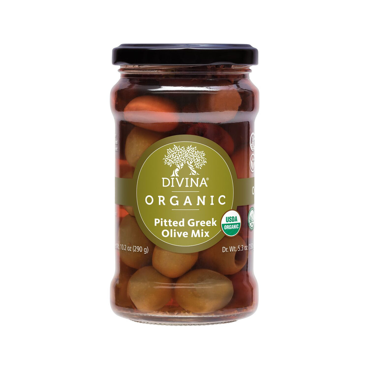バ*ン様 「DIVIDED STATES OF OLIVE®︎」オリジナル スウ Organic Pitted Greek Olive Mix | Shop Divina Food Products