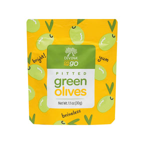 Pitted Italian Green Olives (40 Portion Packs)