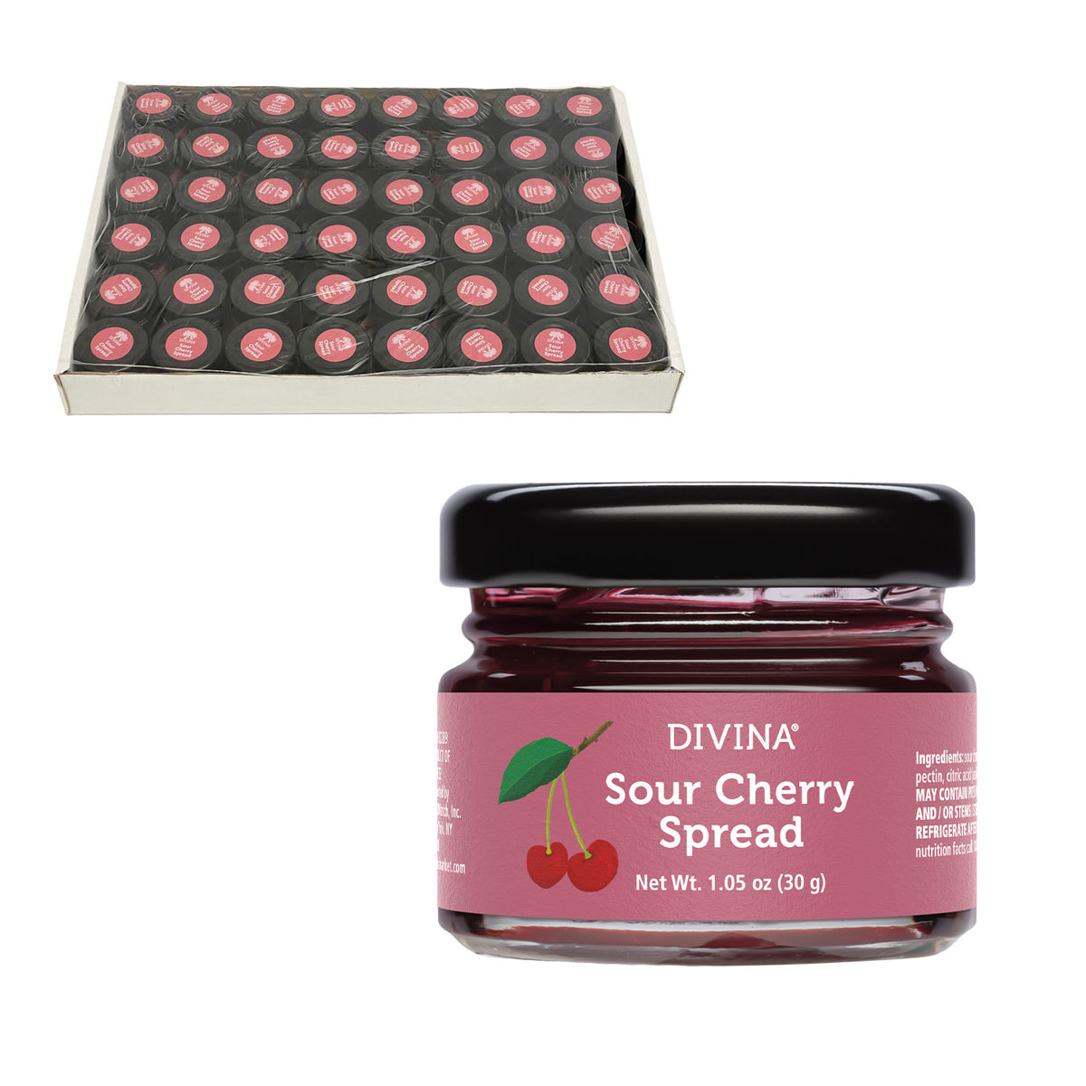 Sour Cherry Spread (48 Mini Jars)