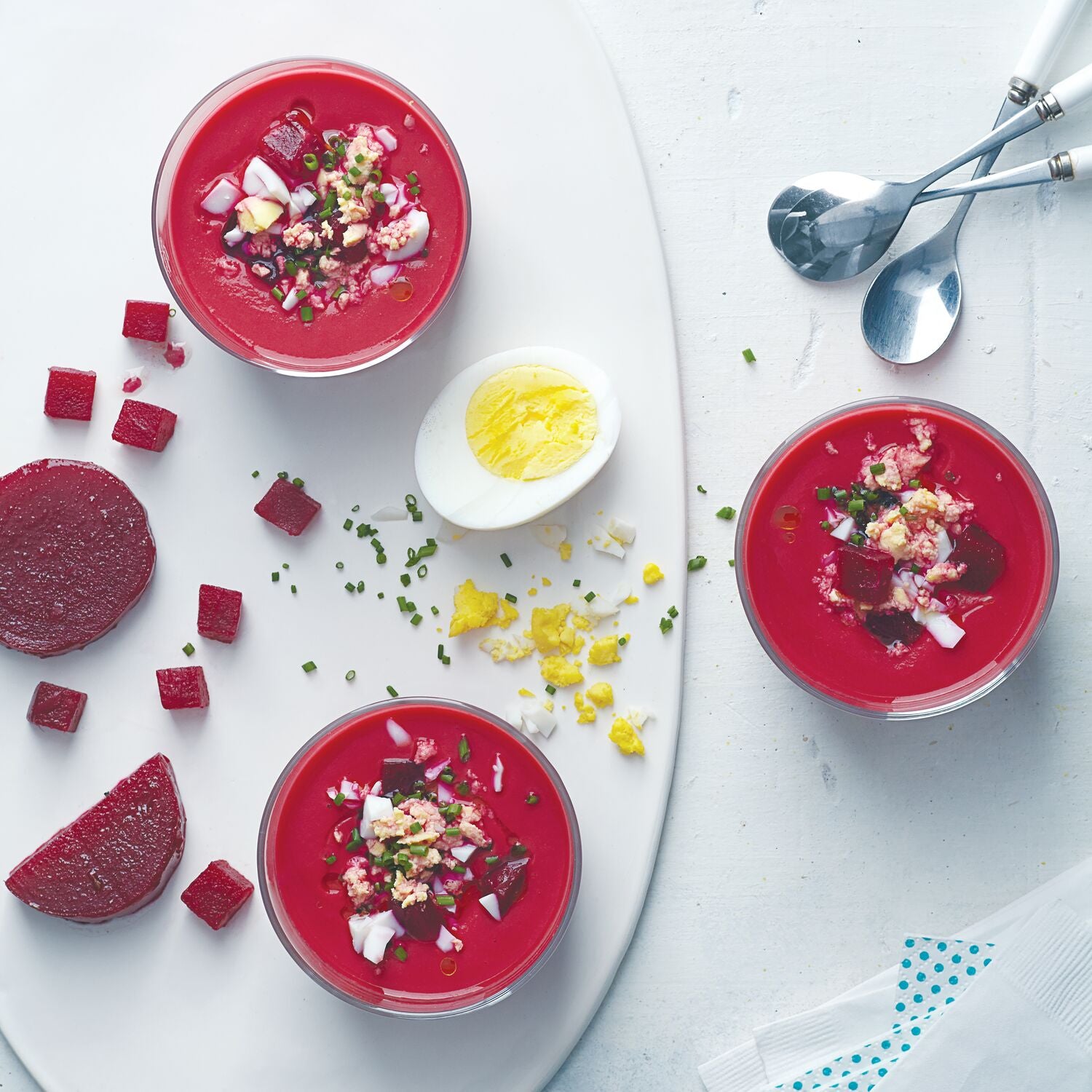 Red Beets in Mediterranean Marinade