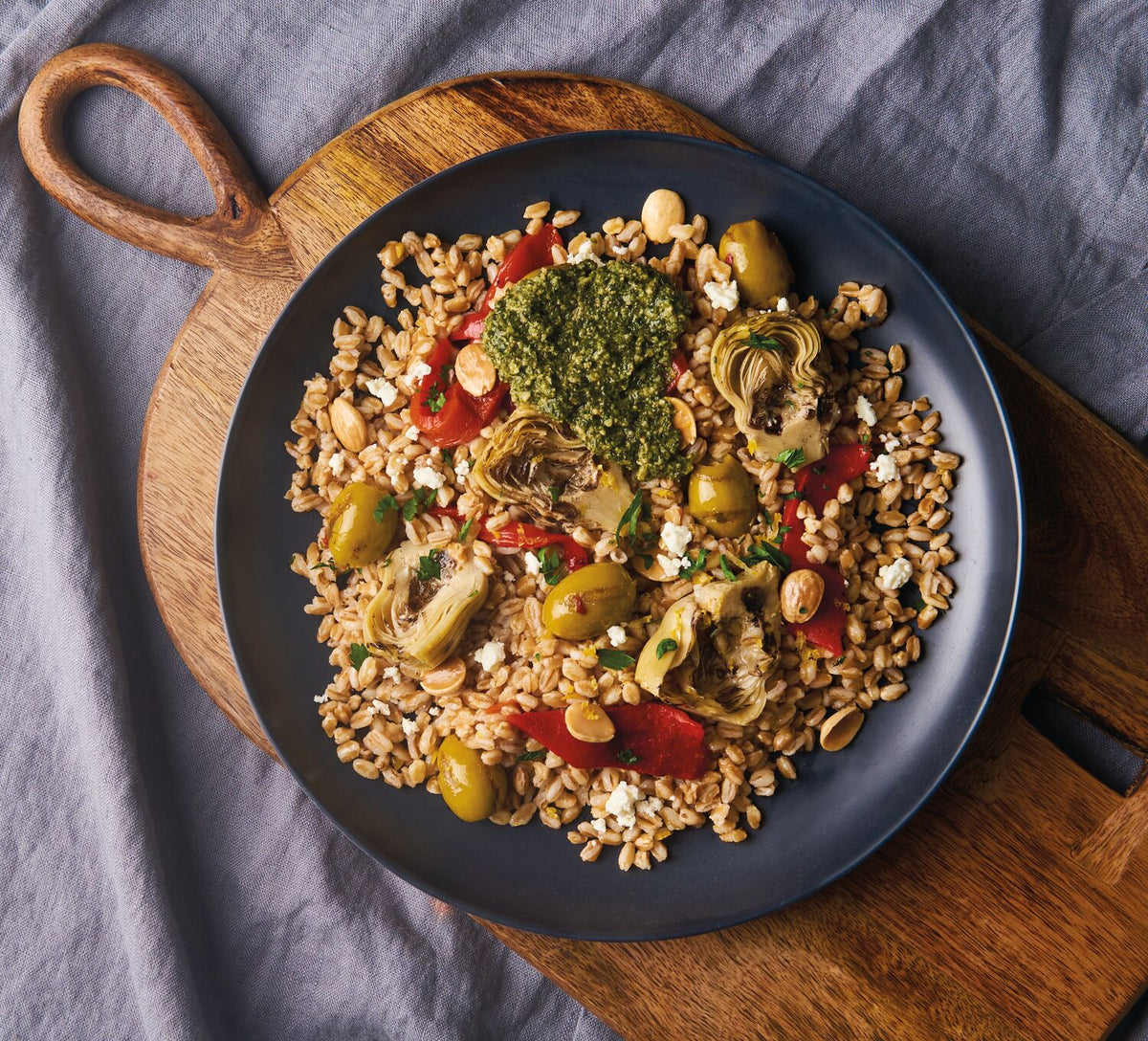 Pitted Grilled Green Olives