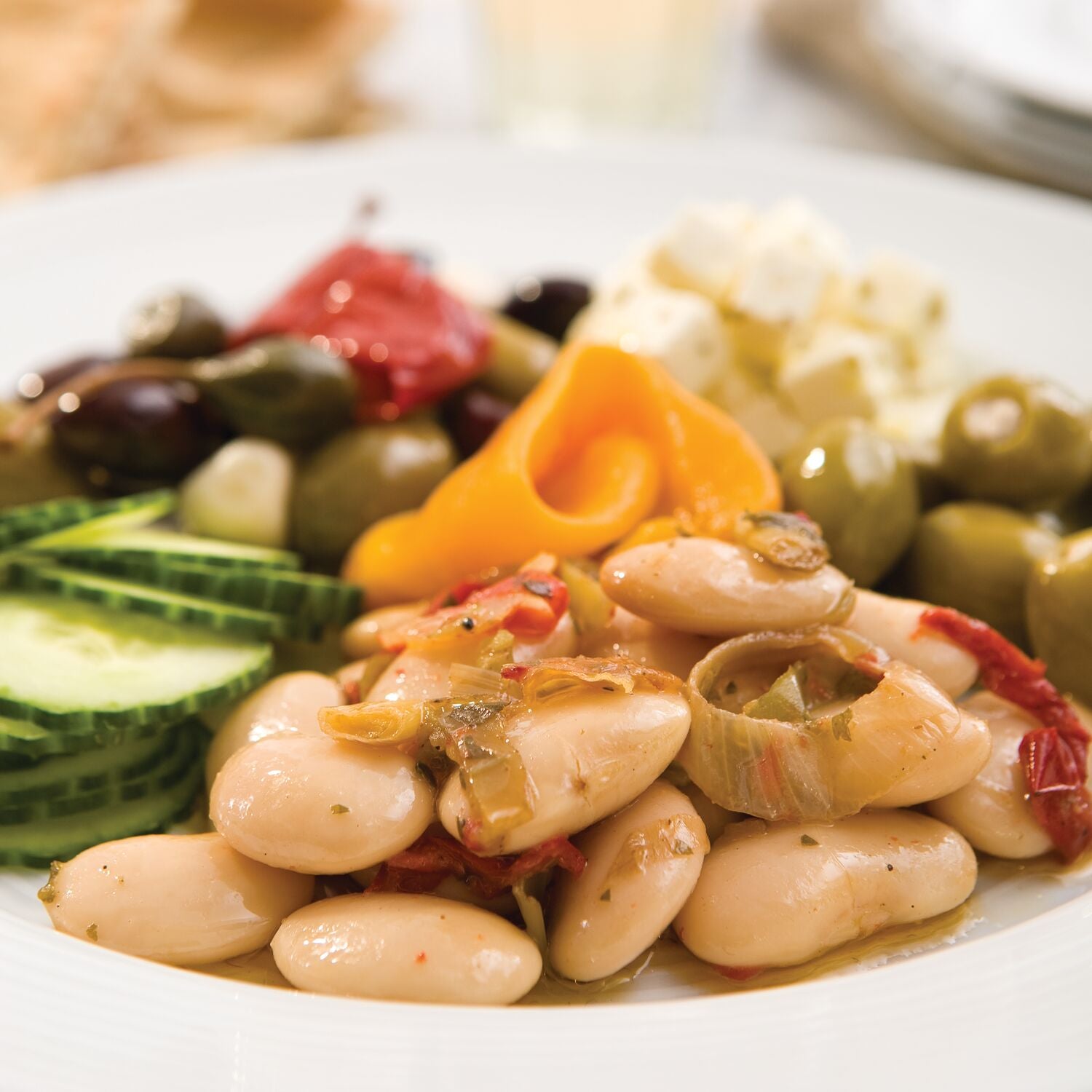 Gigandes Beans in Vinaigrette