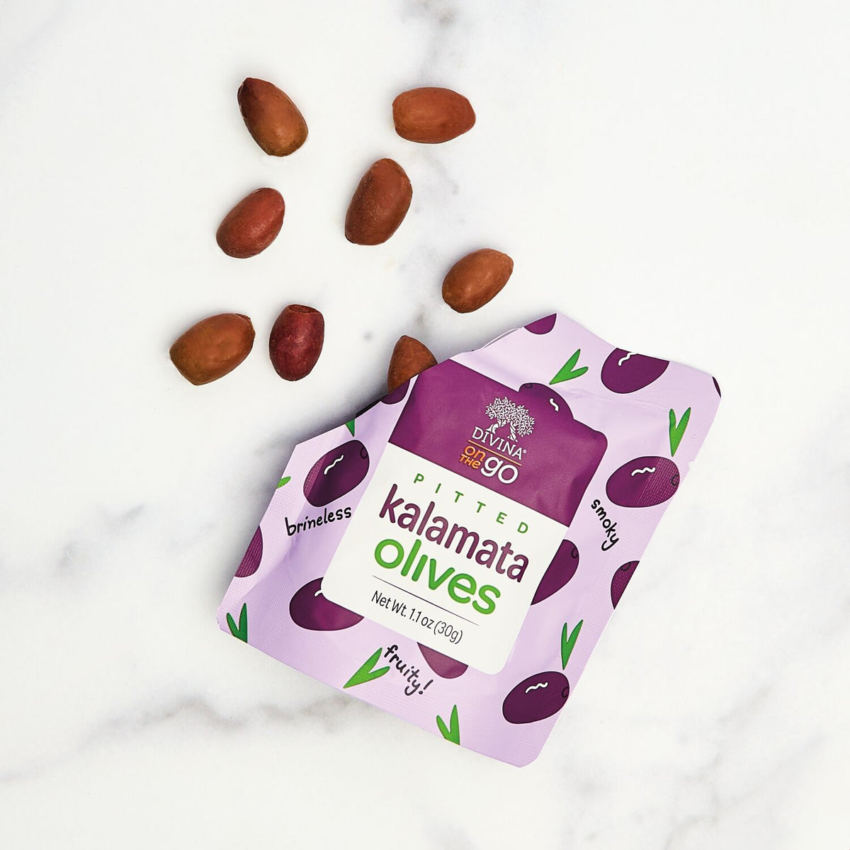 On the Go Pitted Kalamata Olives (10 Snack Packs)
