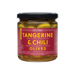 Tangerine and Chili Olives