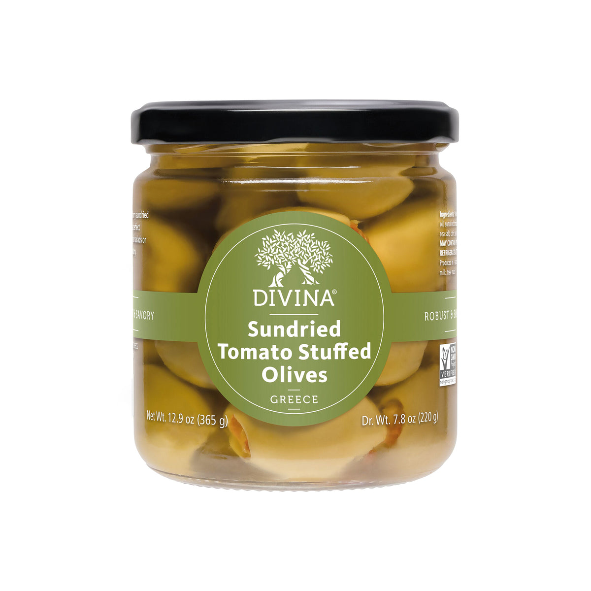 Sundried Tomato Stuffed Olives